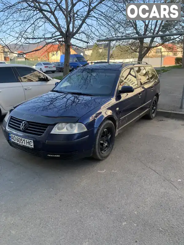 WVWZZZ3BZ1E313431 Volkswagen Passat 2001 Універсал 1.9 л. Фото 1