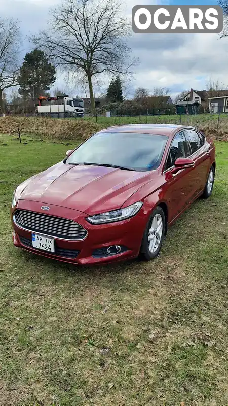 Седан Ford Fusion 2016 2.5 л. Автомат обл. Запорізька, Запоріжжя - Фото 1/21