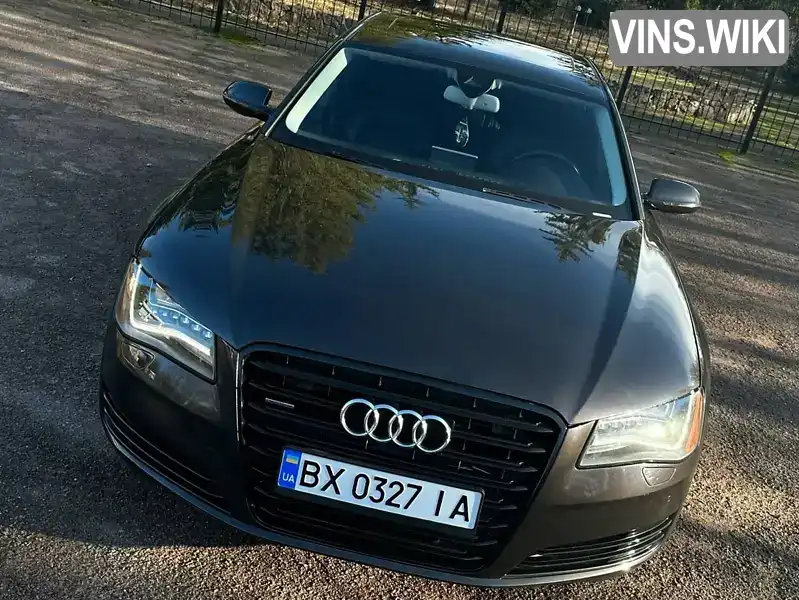 Седан Audi A8 2013 2.97 л. Типтронік обл. Житомирська, Бердичів - Фото 1/21