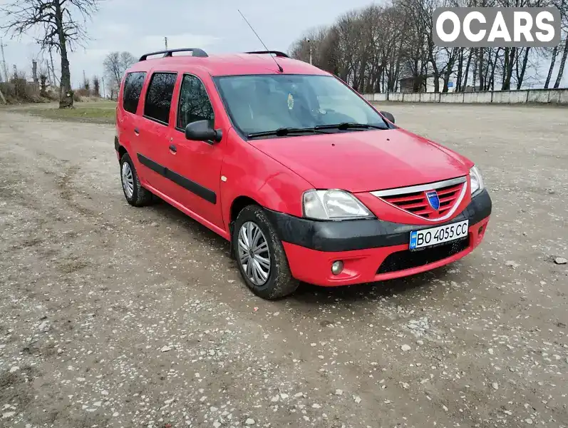 Універсал Dacia Logan MCV 2008 1.6 л. обл. Тернопільська, Підгайці - Фото 1/8