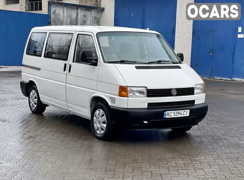 Мінівен Volkswagen Transporter 2000 2.46 л. Ручна / Механіка обл. Волинська, Ковель - Фото 1/21