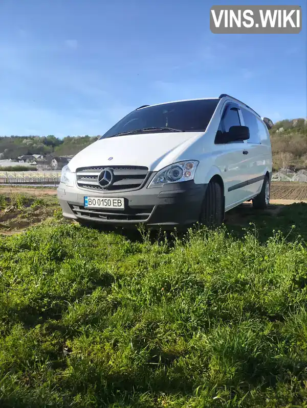 Мінівен Mercedes-Benz Vito 2013 2.14 л. Ручна / Механіка обл. Тернопільська, Заліщики - Фото 1/12