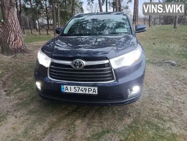 Внедорожник / Кроссовер Toyota Highlander 2015 3.5 л. Автомат обл. Киевская, Яготин - Фото 1/21