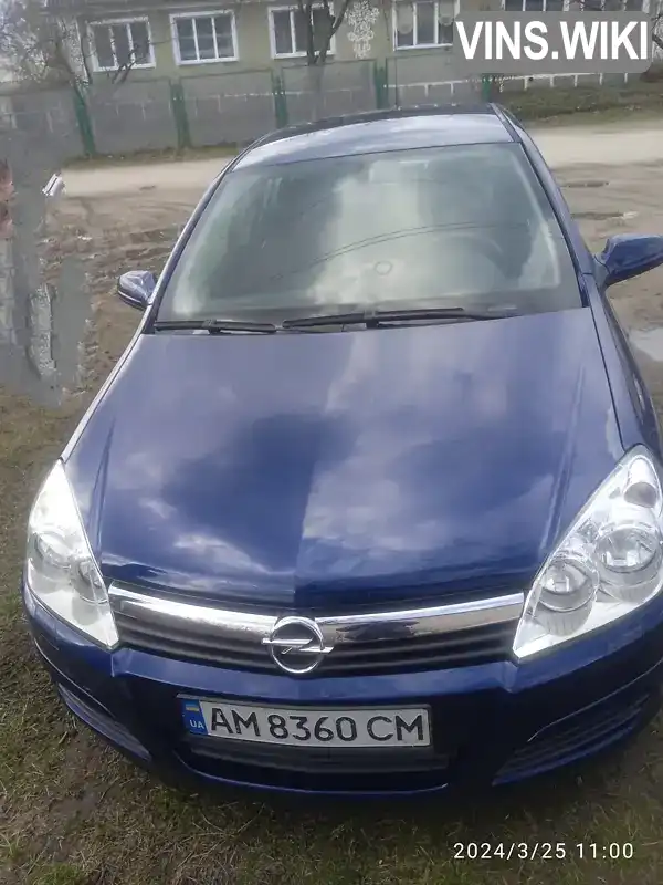 Хетчбек Opel Astra 2004 1.69 л. обл. Житомирська, Олевськ - Фото 1/9