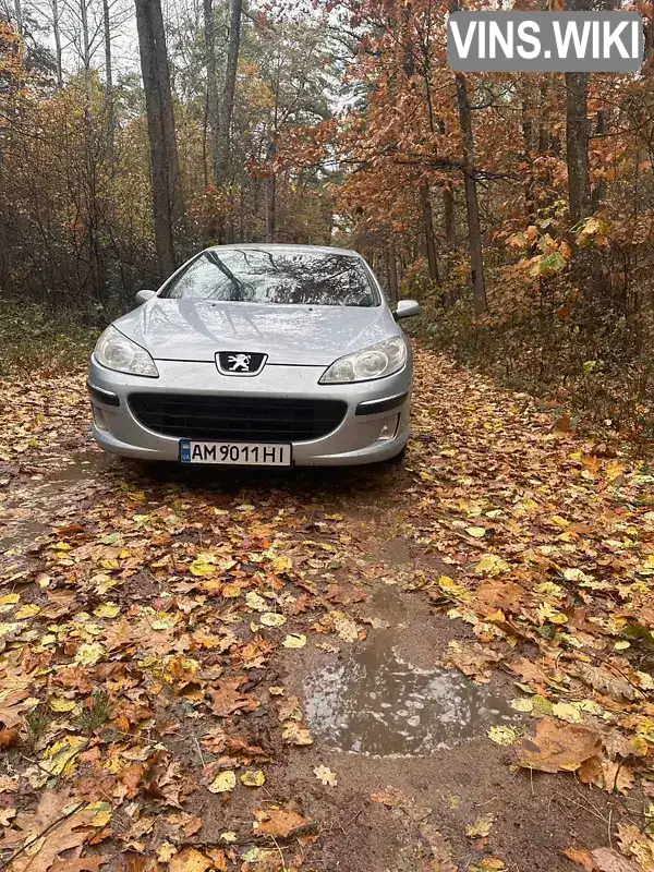 Седан Peugeot 407 2006 2 л. Автомат обл. Житомирська, Житомир - Фото 1/5