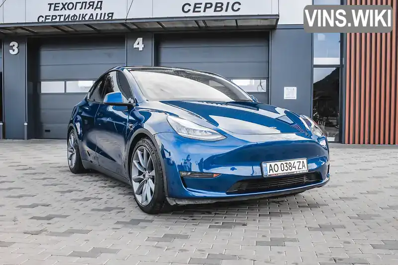 Внедорожник / Кроссовер Tesla Model Y 2020 null_content л. Автомат обл. Закарпатская, Хуст - Фото 1/21