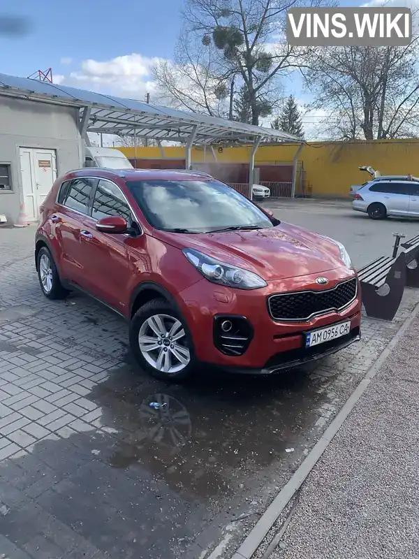 Позашляховик / Кросовер Kia Sportage 2016 2 л. Автомат обл. Житомирська, Житомир - Фото 1/4