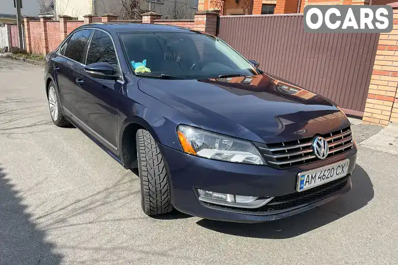 Седан Volkswagen Passat 2012 2.5 л. Автомат обл. Київська, Київ - Фото 1/20