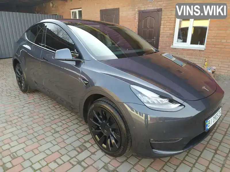 Позашляховик / Кросовер Tesla Model Y 2021 null_content л. Автомат обл. Полтавська, Полтава - Фото 1/19