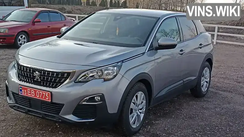 Внедорожник / Кроссовер Peugeot 3008 2019 1.5 л. Автомат обл. Черкасская, Черкассы - Фото 1/21