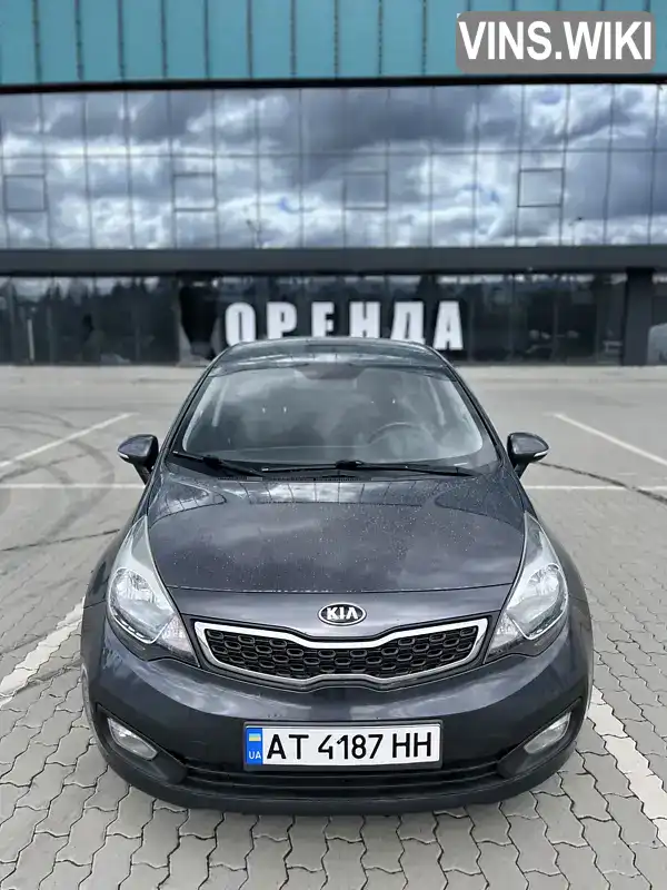 KNADN4A31F6500822 Kia Rio 2015 Седан 1.59 л. Фото 2