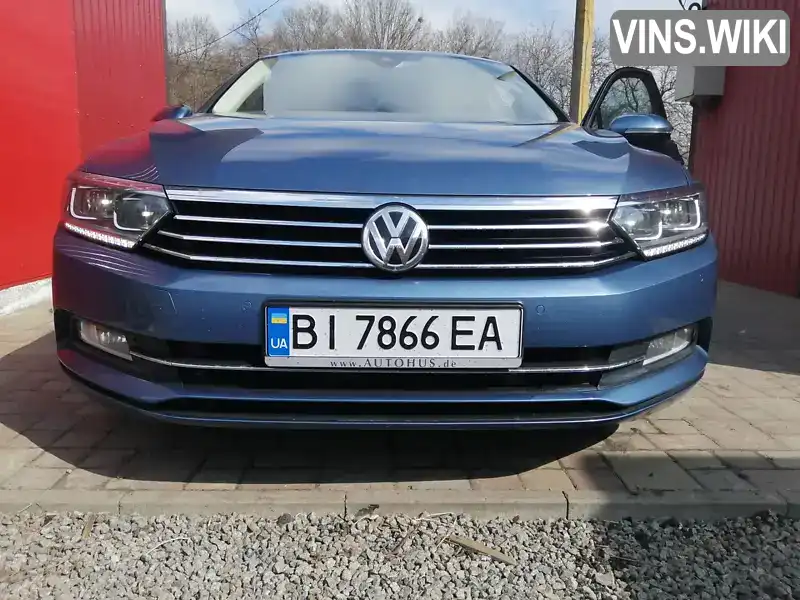 Універсал Volkswagen Passat 2016 1.97 л. Ручна / Механіка обл. Полтавська, Чутове - Фото 1/16