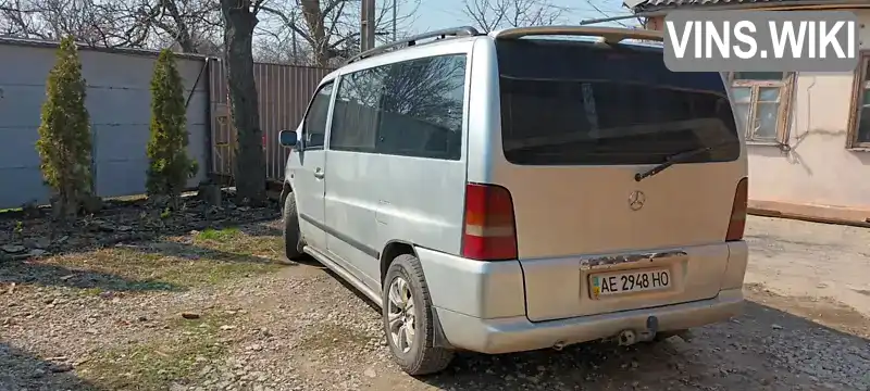 Мінівен Mercedes-Benz Vito 1999 2.15 л. Ручна / Механіка обл. Дніпропетровська, Кривий Ріг - Фото 1/7