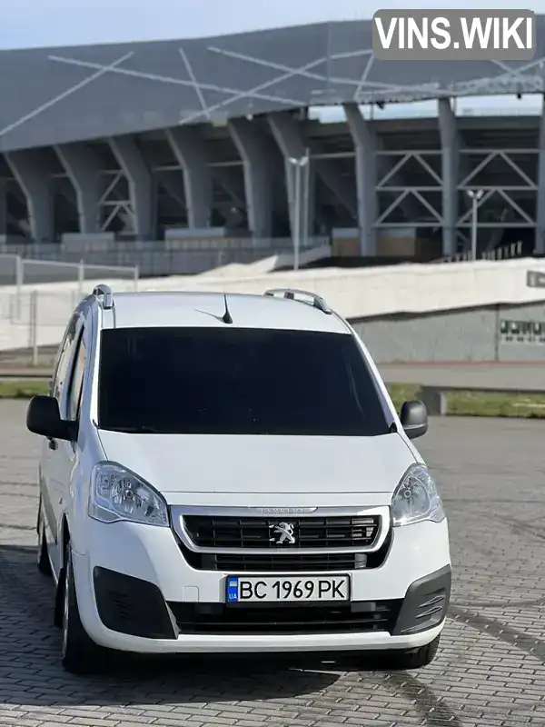 Мінівен Peugeot Partner 2017 1.56 л. Ручна / Механіка обл. Львівська, Львів - Фото 1/12