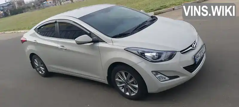 Седан Hyundai Elantra 2014 1.6 л. Ручна / Механіка обл. Одеська, Одеса - Фото 1/21