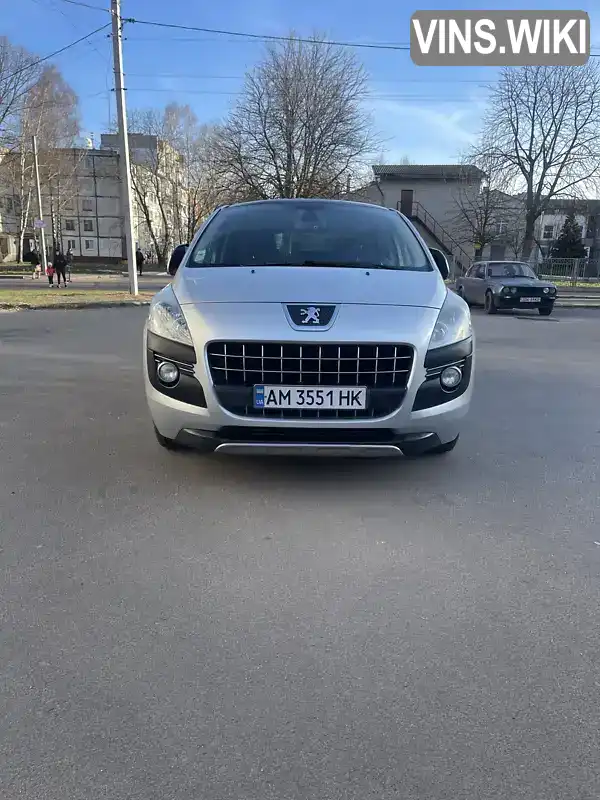 Позашляховик / Кросовер Peugeot 3008 2011 2 л. Ручна / Механіка обл. Житомирська, Житомир - Фото 1/21