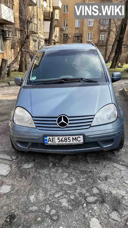 Мінівен Mercedes-Benz Vaneo 2005 1.6 л. Ручна / Механіка обл. Дніпропетровська, Кам'янське (Дніпродзержинськ) - Фото 1/10