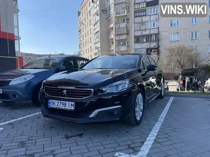 Седан Peugeot 508 2016 1.6 л. Автомат обл. Ровенская, Ровно - Фото 1/9