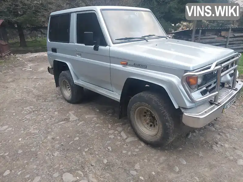 Позашляховик / Кросовер Toyota Land Cruiser 1987 2.45 л. Ручна / Механіка обл. Закарпатська, Рахів - Фото 1/12