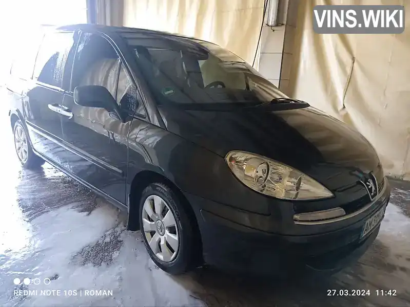 Мінівен Peugeot 807 2005 2.18 л. Ручна / Механіка обл. Житомирська, Романів - Фото 1/4