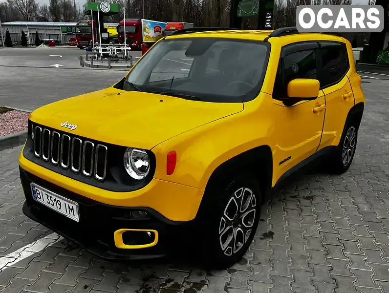 Позашляховик / Кросовер Jeep Renegade 2015 2.36 л. Автомат обл. Полтавська, Кременчук - Фото 1/21