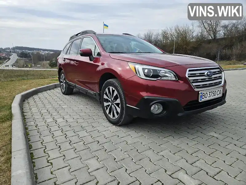 Універсал Subaru Outback 2016 2.5 л. Автомат обл. Тернопільська, Тернопіль - Фото 1/21