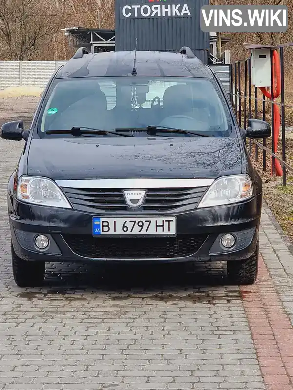 Седан Dacia Logan 2011 1.6 л. Ручна / Механіка обл. Полтавська, Кременчук - Фото 1/6