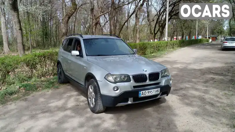 Позашляховик / Кросовер BMW X3 2008 2 л. Ручна / Механіка обл. Закарпатська, Ужгород - Фото 1/19