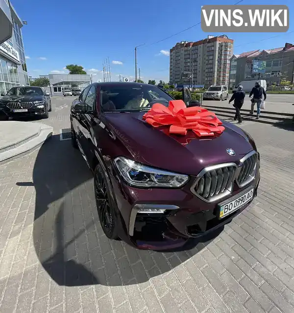 WBACY810X09G07618 BMW X6 2021 Внедорожник / Кроссовер 4.4 л. Фото 1