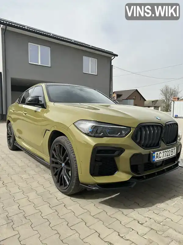 Позашляховик / Кросовер BMW X6 2021 3 л. Автомат обл. Волинська, Луцьк - Фото 1/10