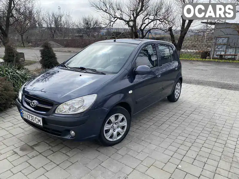 Хетчбек Hyundai Getz 2008 1.4 л. Ручна / Механіка обл. Полтавська, Кременчук - Фото 1/10