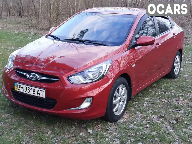 Седан Hyundai Accent 2012 1.4 л. Ручна / Механіка обл. Сумська, Лебедин - Фото 1/21