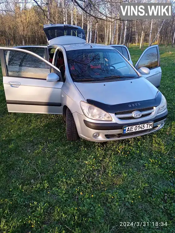 Хэтчбек Hyundai Getz 2006 1.6 л. Ручная / Механика обл. Днепропетровская, Кривой Рог - Фото 1/14