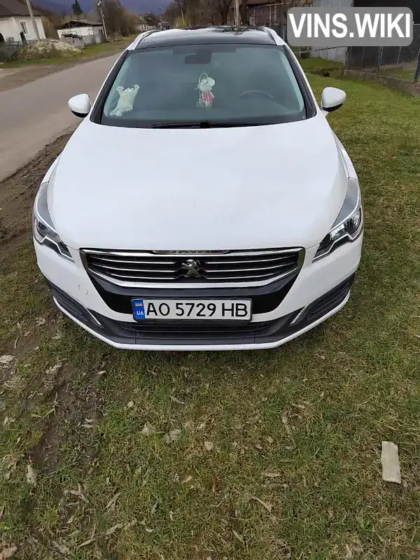 Универсал Peugeot 508 2015 null_content л. Робот обл. Закарпатская, Свалява - Фото 1/14