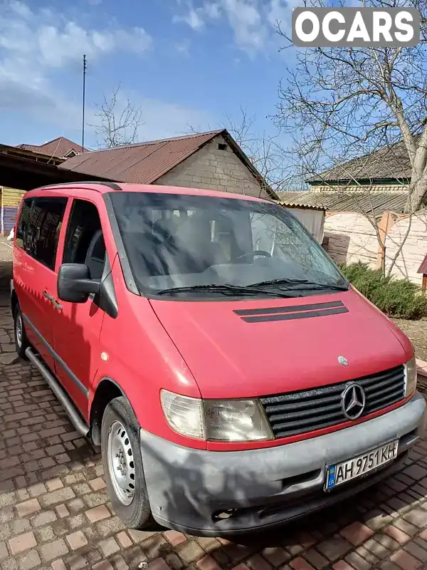 Мінівен Mercedes-Benz Vito 2003 2.15 л. Ручна / Механіка обл. Дніпропетровська, Новомосковськ - Фото 1/11