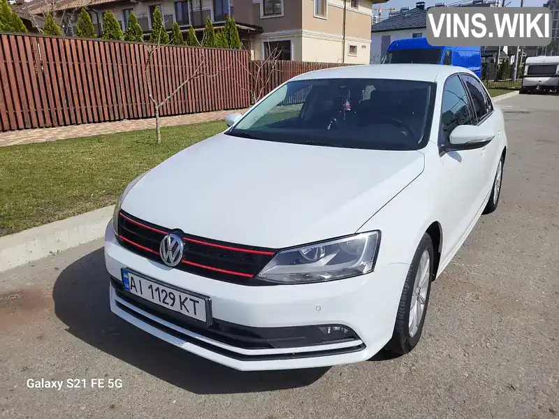 Седан Volkswagen Jetta 2016 1.6 л. Автомат обл. Київська, Бровари - Фото 1/21