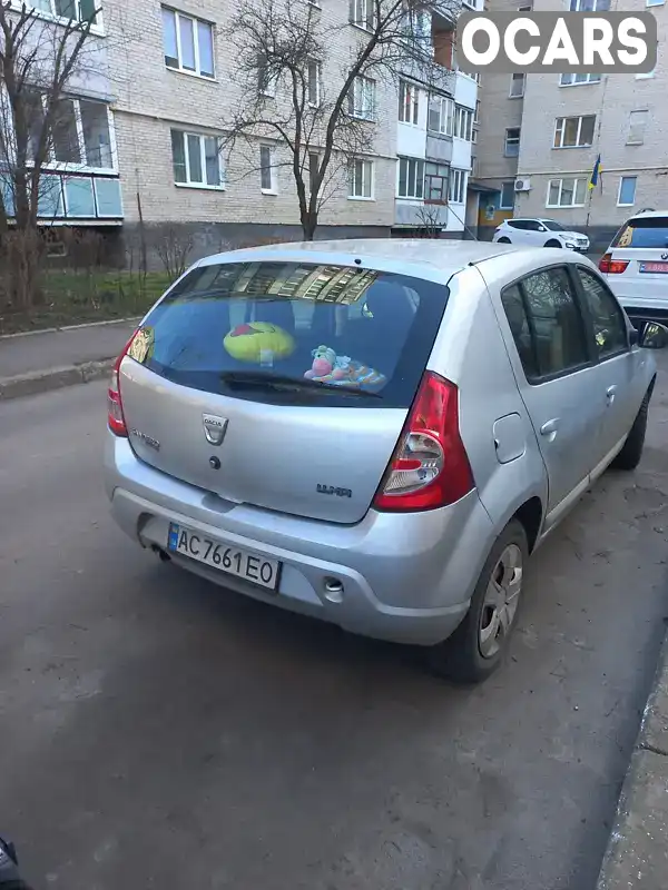 Хетчбек Dacia Sandero 2008 1.4 л. Ручна / Механіка обл. Волинська, Луцьк - Фото 1/12