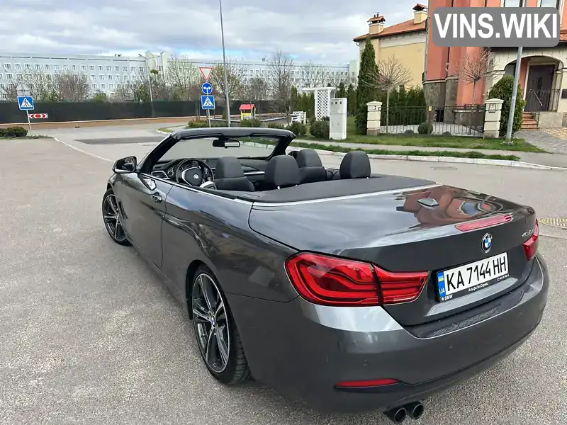 WBA4Z1C59JEC59157 BMW 4 Series 2017 Кабріолет 2 л. Фото 2