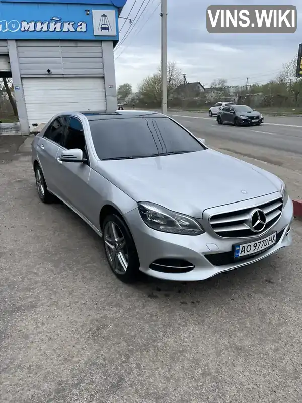 Седан Mercedes-Benz E-Class 2013 1.99 л. Автомат обл. Закарпатська, Тячів - Фото 1/21