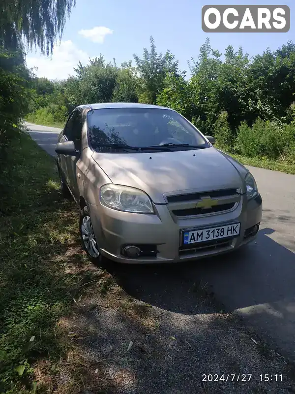 Седан Chevrolet Aveo 2008 1.6 л. Ручна / Механіка обл. Житомирська, Бердичів - Фото 1/20