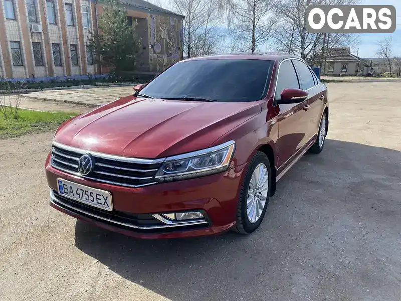 Седан Volkswagen Passat 2016 1.8 л. Автомат обл. Кіровоградська, Бобринець - Фото 1/13