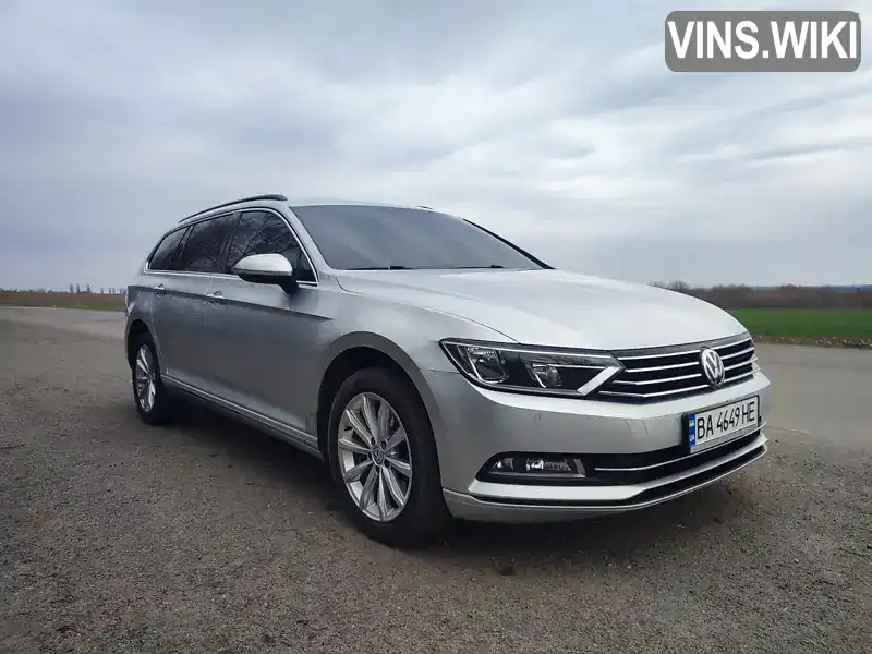 Універсал Volkswagen Passat 2017 1.97 л. Ручна / Механіка обл. Кіровоградська, Гайворон - Фото 1/15