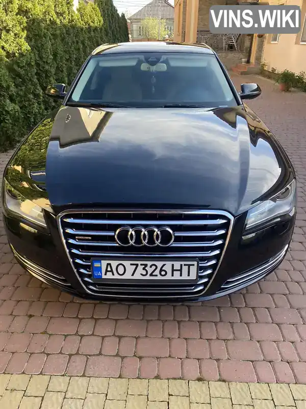 Седан Audi A8 2010 2.97 л. Автомат обл. Закарпатська, Ужгород - Фото 1/12