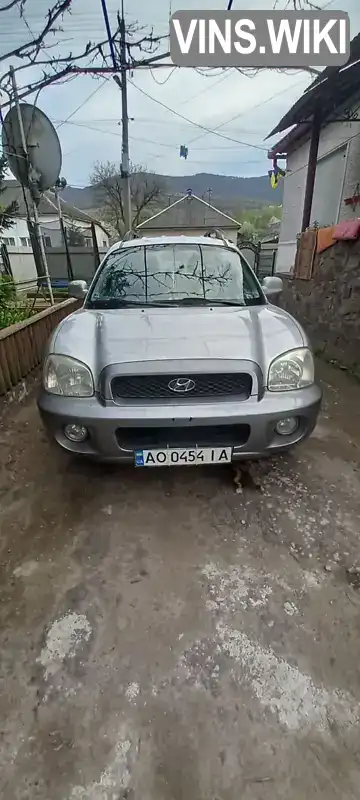 Внедорожник / Кроссовер Hyundai Santa FE 2003 2 л. Ручная / Механика обл. Закарпатская, Перечин - Фото 1/18