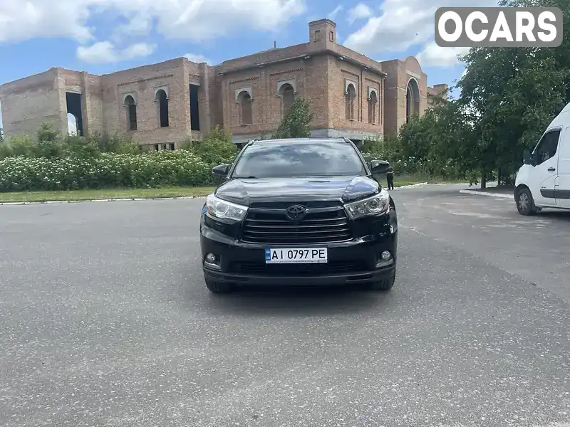 Позашляховик / Кросовер Toyota Highlander 2014 3.46 л. Автомат обл. Київська, Бориспіль - Фото 1/9