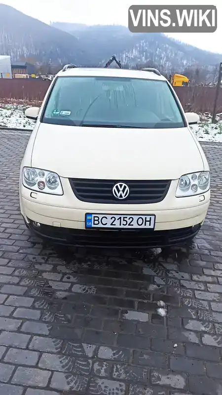 Мінівен Volkswagen Touran 2004 1.9 л. Ручна / Механіка обл. Івано-Франківська, Долина - Фото 1/15