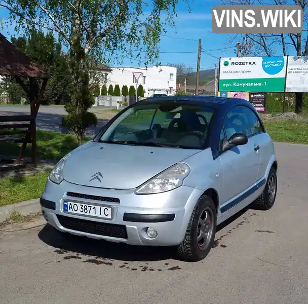 VF7HBKFVB28009891 Citroen C3 Pluriel 2005 Кабріолет 1.36 л. Фото 3