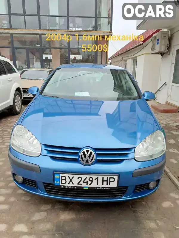 Хетчбек Volkswagen Golf 2004 1.6 л. Ручна / Механіка обл. Хмельницька, Віньківці - Фото 1/21