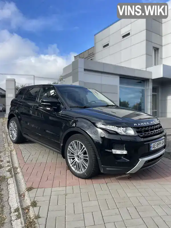 Позашляховик / Кросовер Land Rover Range Rover Evoque 2012 2 л. Автомат обл. Дніпропетровська, Дніпро (Дніпропетровськ) - Фото 1/9