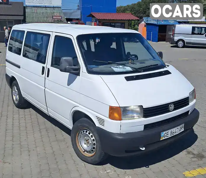 Мінівен Volkswagen Transporter 2001 2.5 л. Ручна / Механіка обл. Чернівецька, Путила - Фото 1/13